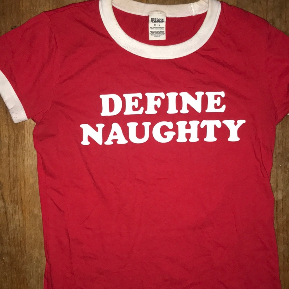 VS PINK Christmas collection shirt